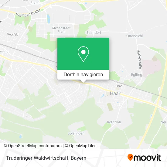 Truderinger Waldwirtschaft Karte