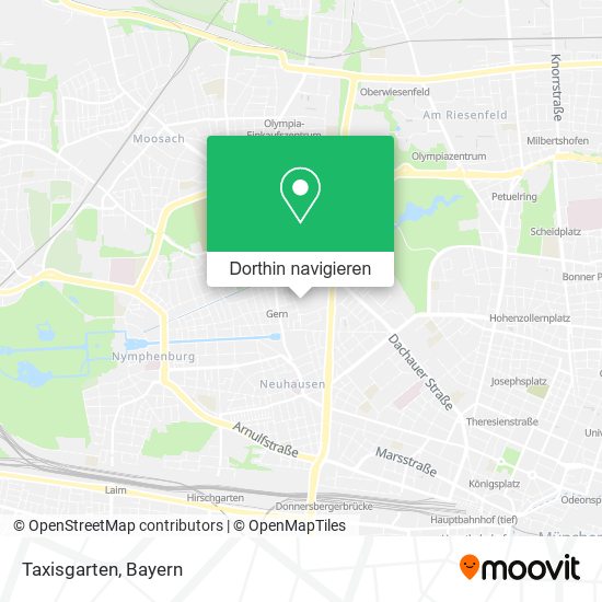 Taxisgarten Karte