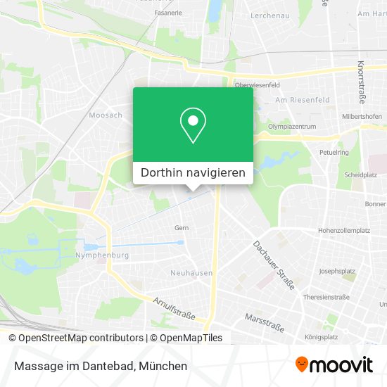 Massage im Dantebad Karte