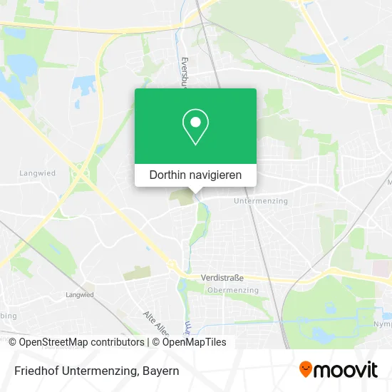 Friedhof Untermenzing Karte