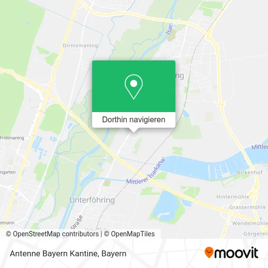 Antenne Bayern Kantine Karte