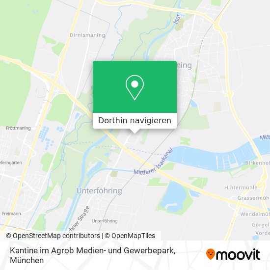 Kantine im Agrob Medien- und Gewerbepark Karte