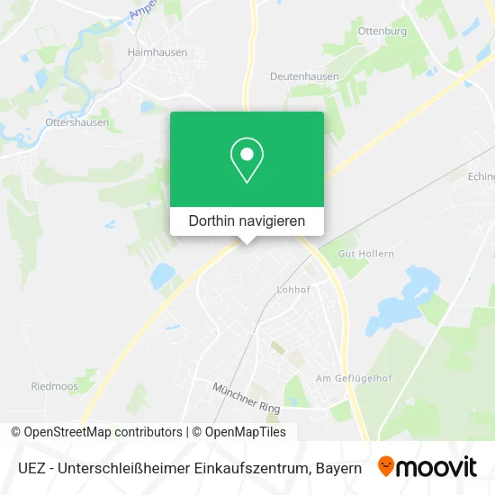 UEZ - Unterschleißheimer Einkaufszentrum Karte