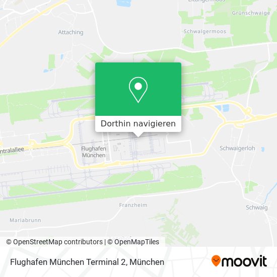 Flughafen München Terminal 2 Karte