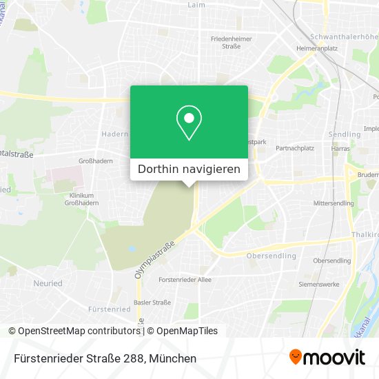 Fürstenrieder Straße 288 Karte