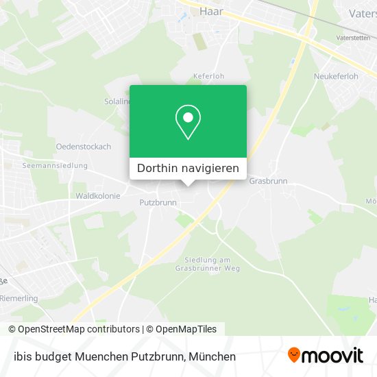 ibis budget Muenchen Putzbrunn Karte