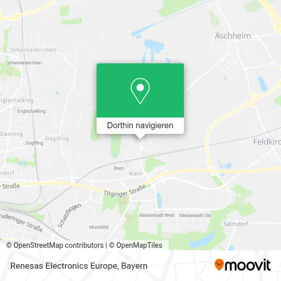 Renesas Electronics Europe Karte