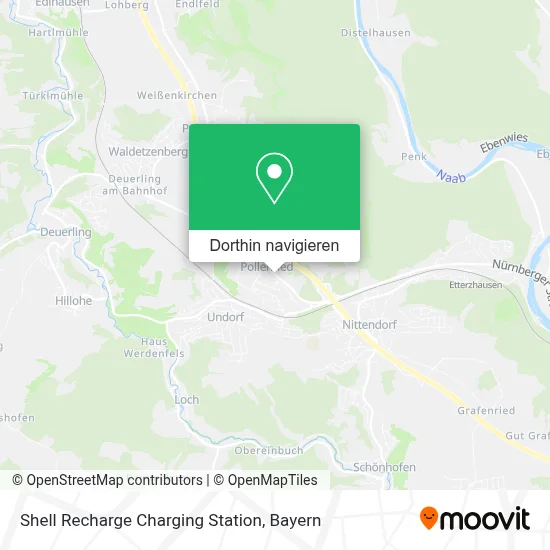 Shell Recharge Charging Station Karte