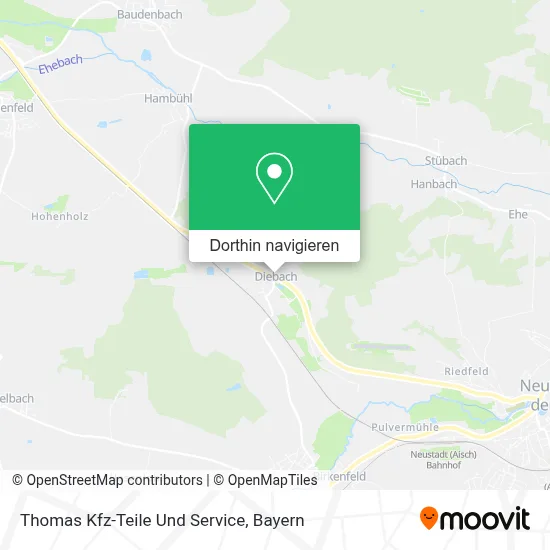 Thomas Kfz-Teile Und Service Karte