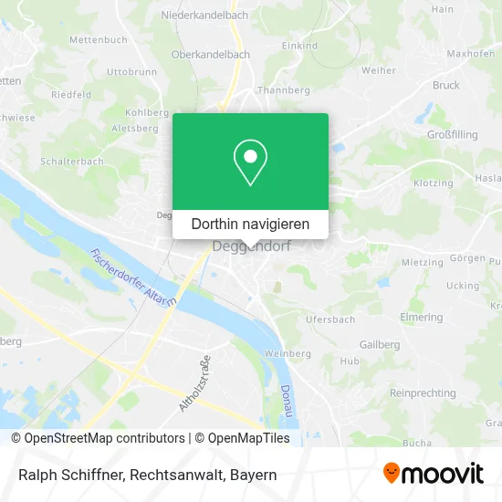 Ralph Schiffner, Rechtsanwalt Karte