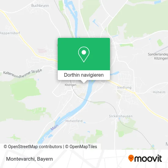 Montevarchi Karte