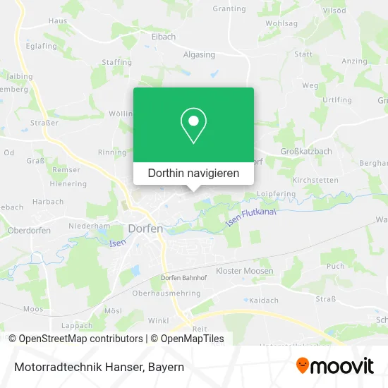 Motorradtechnik Hanser Karte