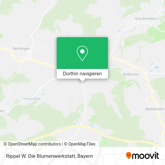 Rippel W. Die Blumenwerkstatt Karte