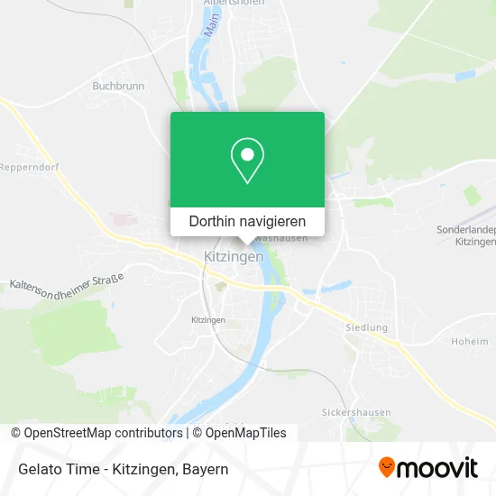Gelato Time - Kitzingen Karte