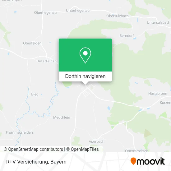 R+V Versicherung Karte