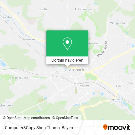 Computer&Copy Shop Thoma Karte