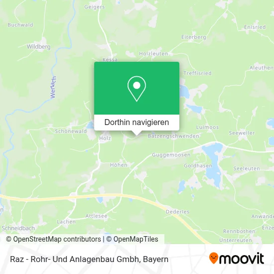 Raz - Rohr- Und Anlagenbau Gmbh Karte
