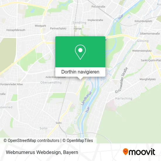 Webnumerus Webdesign Karte