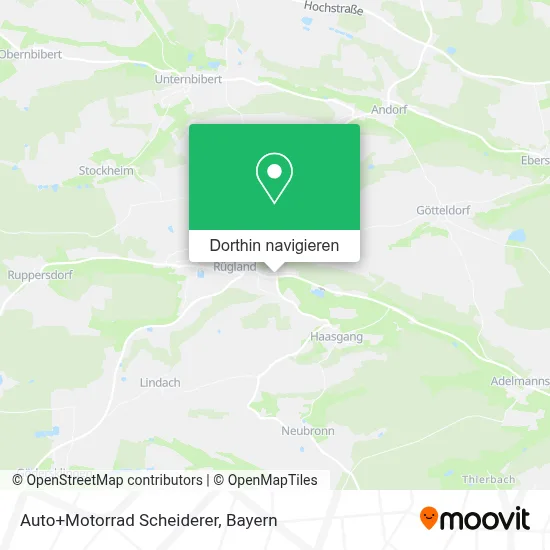 Auto+Motorrad Scheiderer Karte
