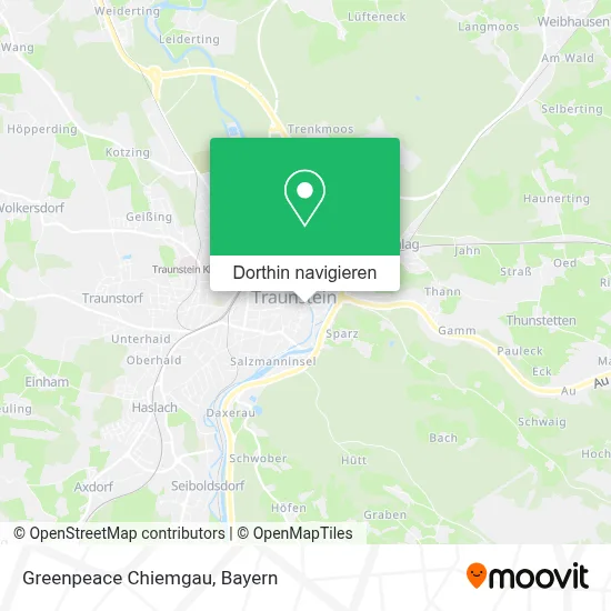 Greenpeace Chiemgau Karte