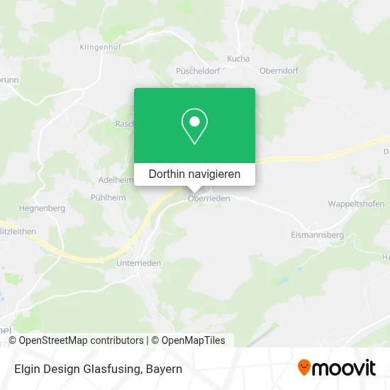 Elgin Design Glasfusing Karte