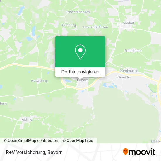 R+V Versicherung Karte