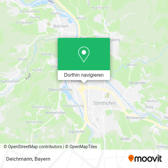 Deichmann Karte