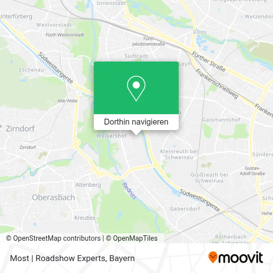 Most | Roadshow Experts Karte
