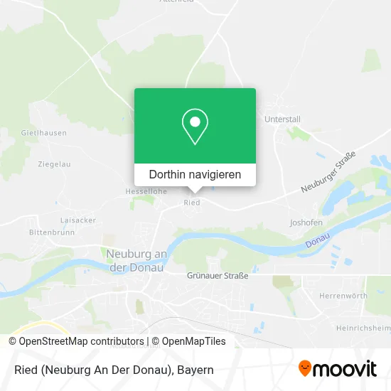 Ried (Neuburg An Der Donau) Karte