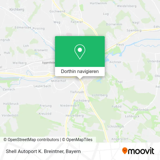 Shell Autoport K. Breintner Karte
