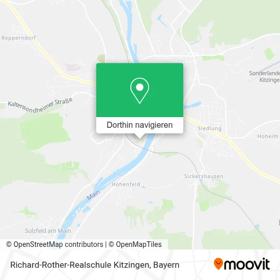 Richard-Rother-Realschule Kitzingen Karte