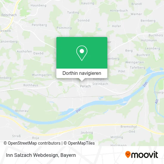 Inn Salzach Webdesign Karte