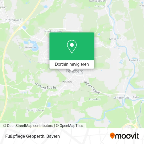 Fußpflege Gepperth Karte