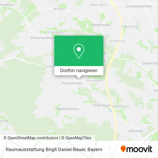 Raumausstattung Birgit Daniel-Bauer Karte