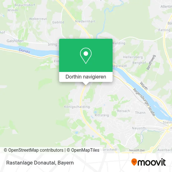 Rastanlage Donautal Karte