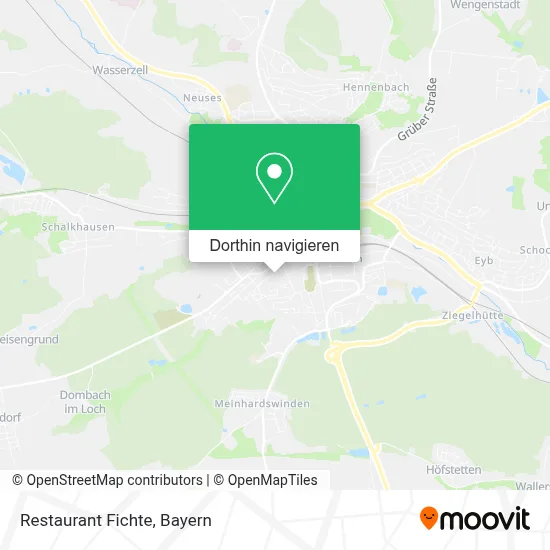 Restaurant Fichte Karte