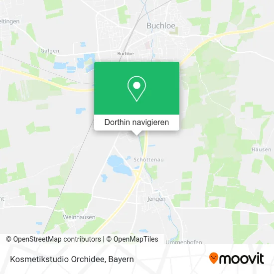 Kosmetikstudio Orchidee Karte
