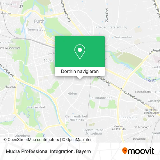 Mudra Professional Integration Karte