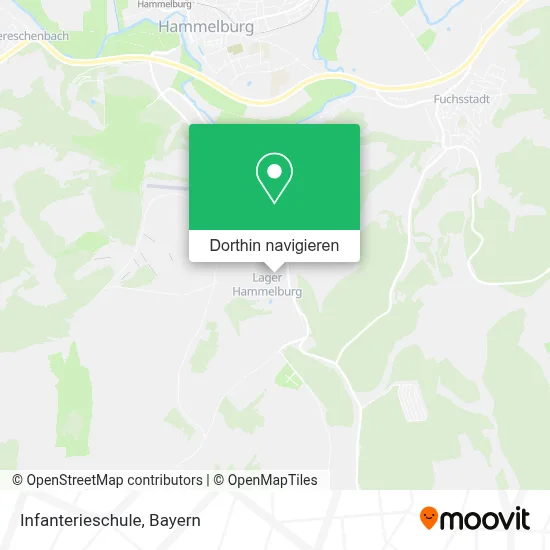 Infanterieschule Karte