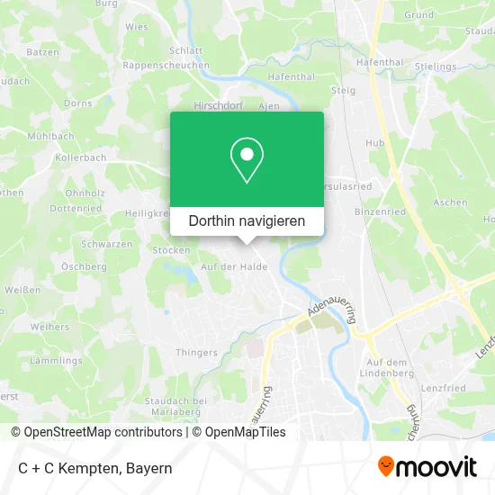 C + C Kempten Karte