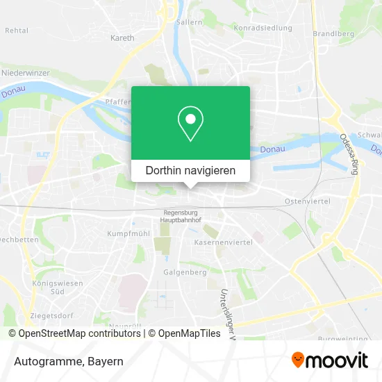 Autogramme Karte