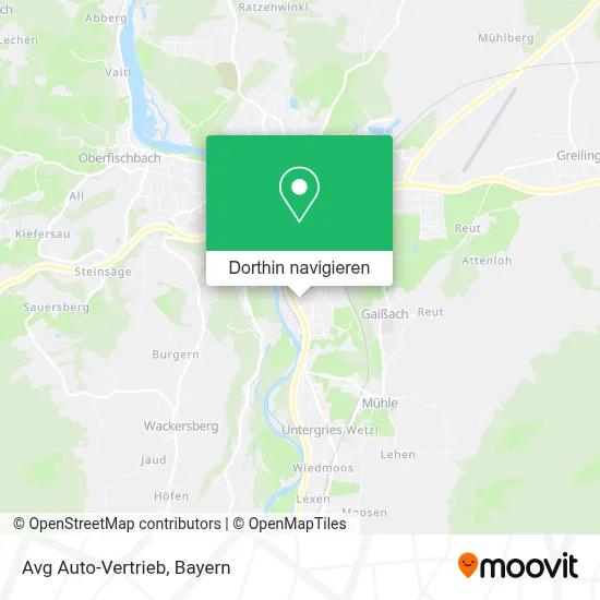 Avg Auto-Vertrieb Karte