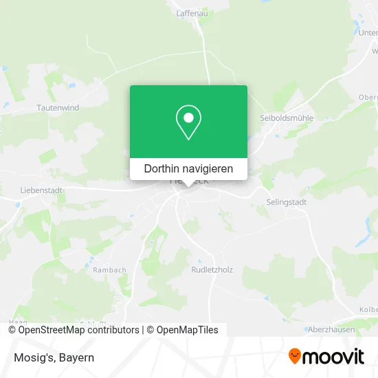 Mosig's Karte