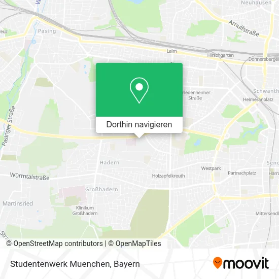 Studentenwerk Muenchen Karte