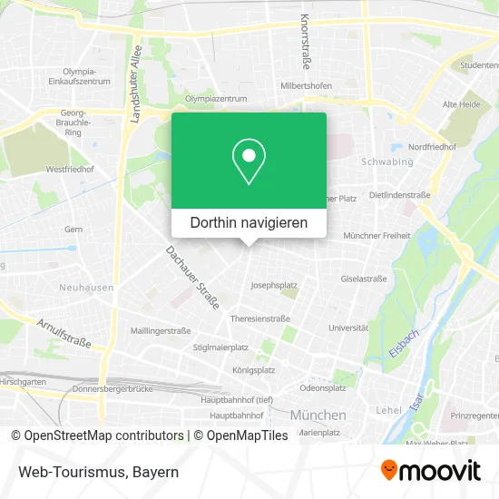 Web-Tourismus Karte