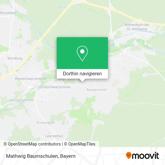 Mathwig Baumschulen Karte