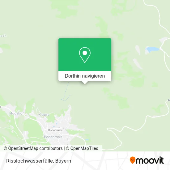 Risslochwasserfälle Karte