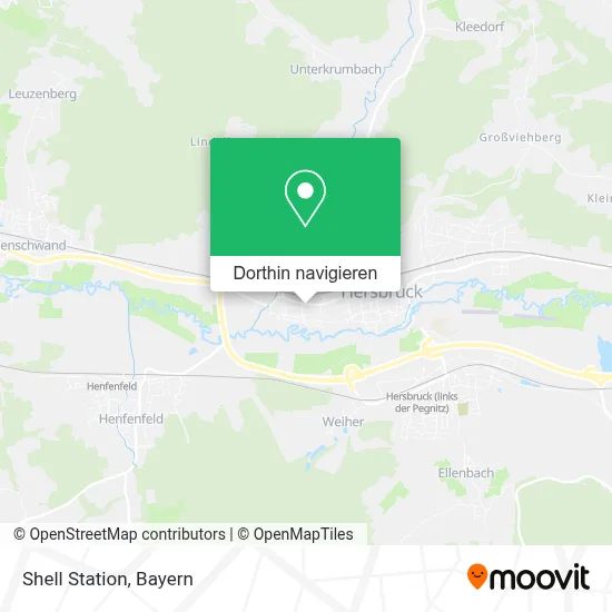 Shell Station Karte