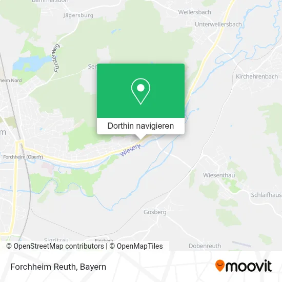 Forchheim Reuth Karte