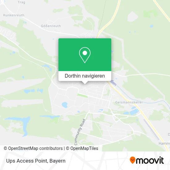 Ups Access Point Karte
